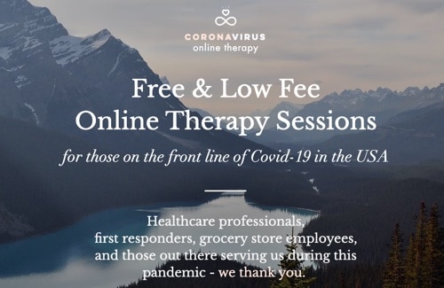 Low cost online therapy